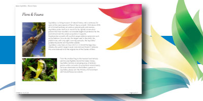 customised travel brochure